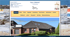 Desktop Screenshot of haus-melanie.de